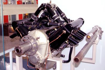 Motor de aviación Hispano-Suiza V-8C de 1917